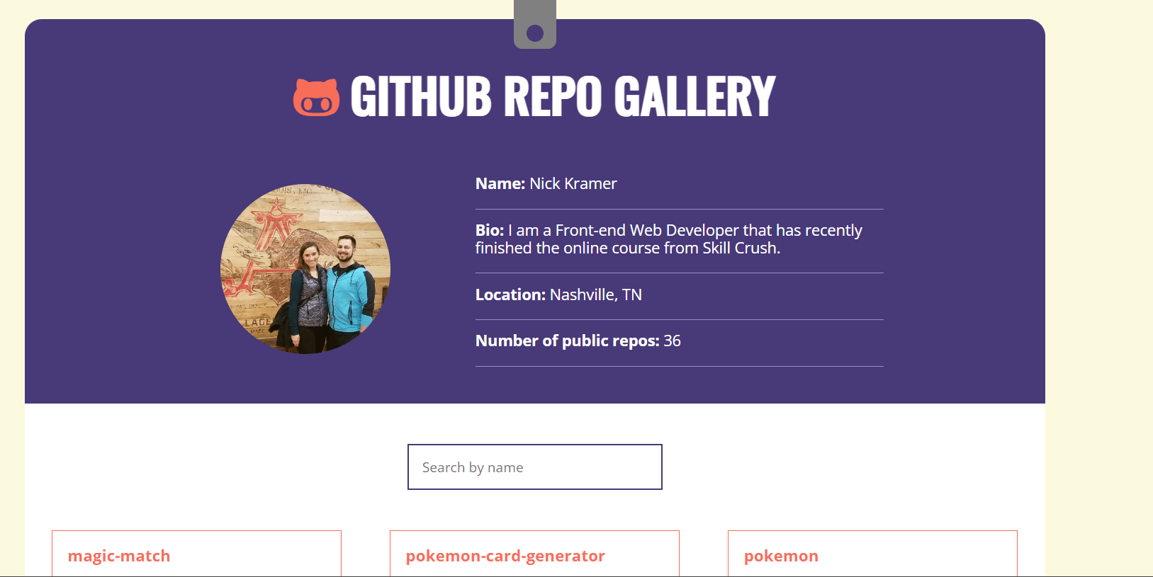 Github repo