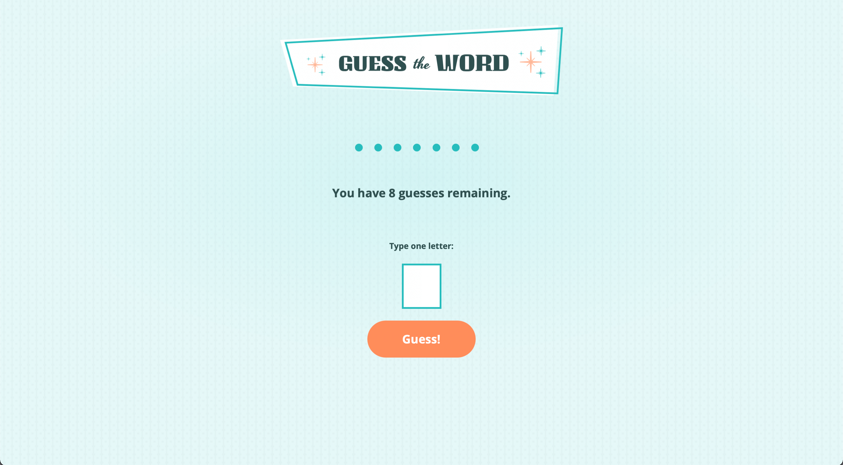 guess the word game